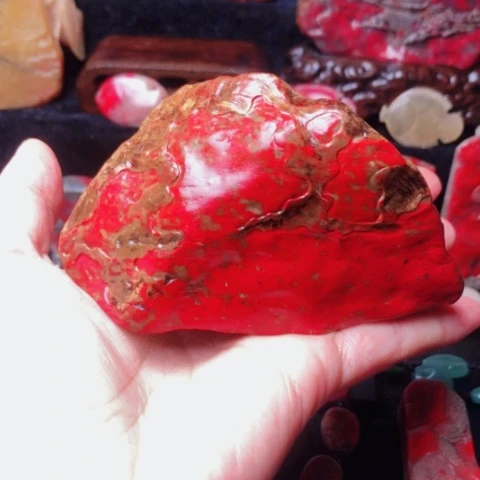丁***一昌化鸡血石昌化鸡血石原石