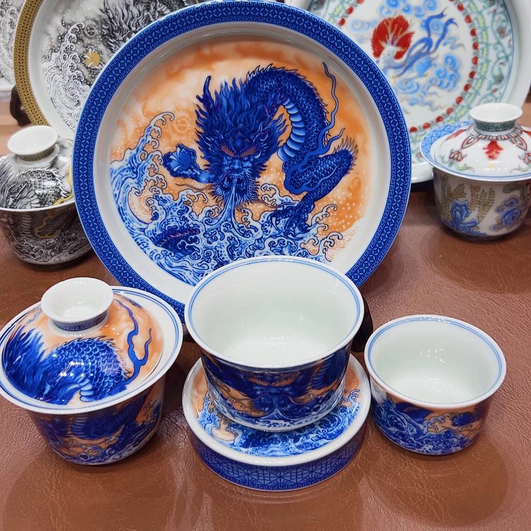 摆件景德镇陶瓷艺术展演厅和艺术