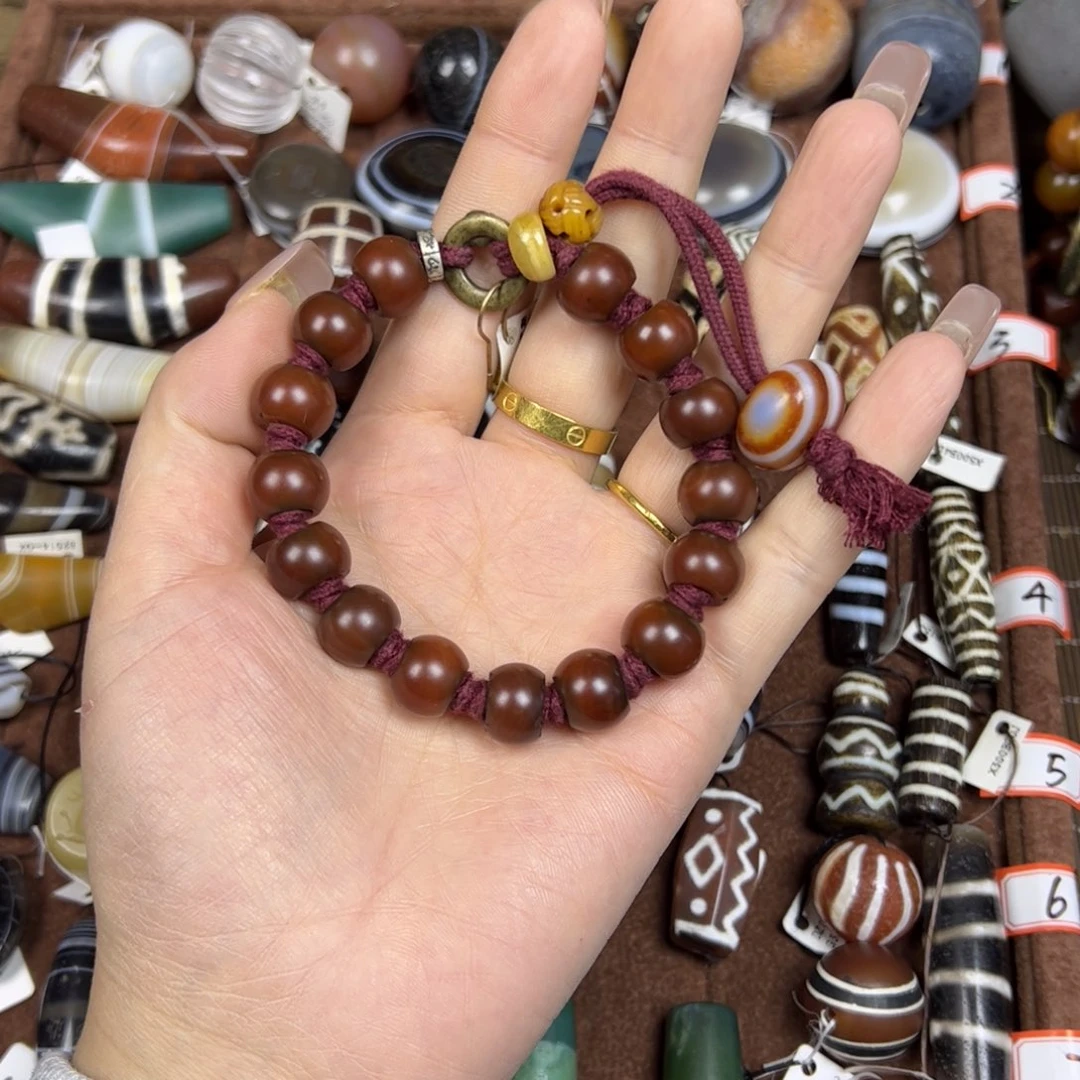 玛瑙/玉髓合金手链手串