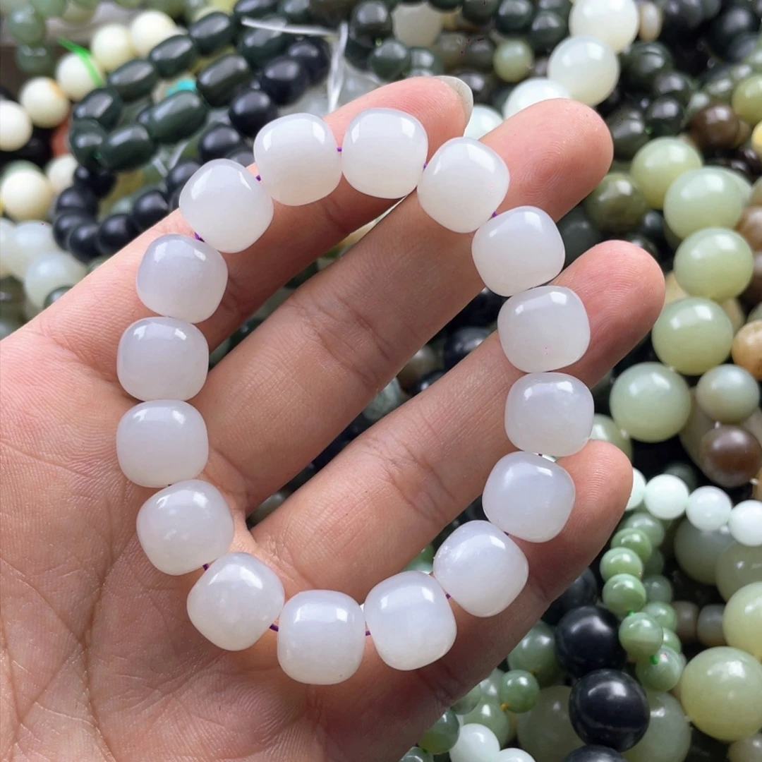 和田玉手串未镶嵌