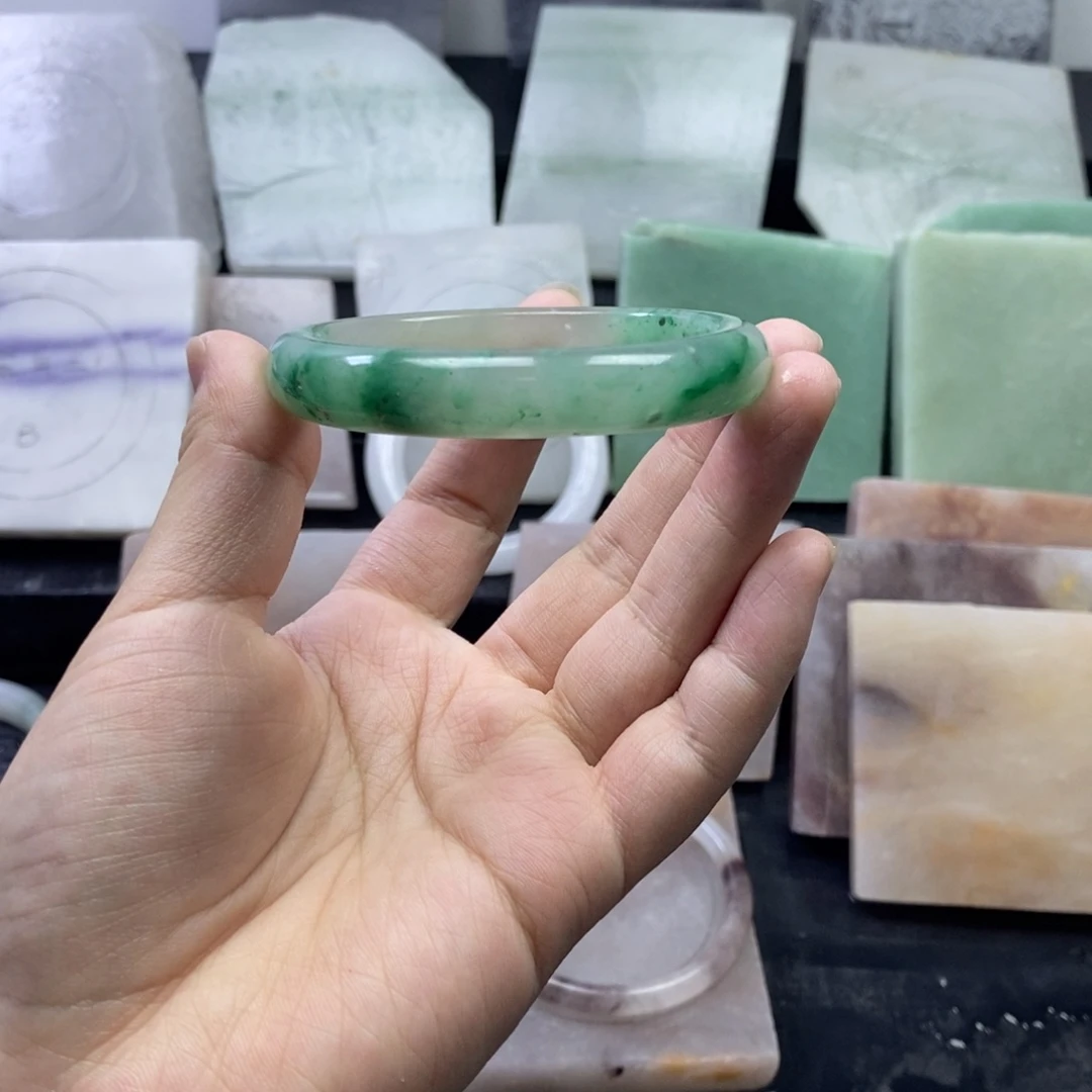 石英质玉未镶嵌手镯58-3