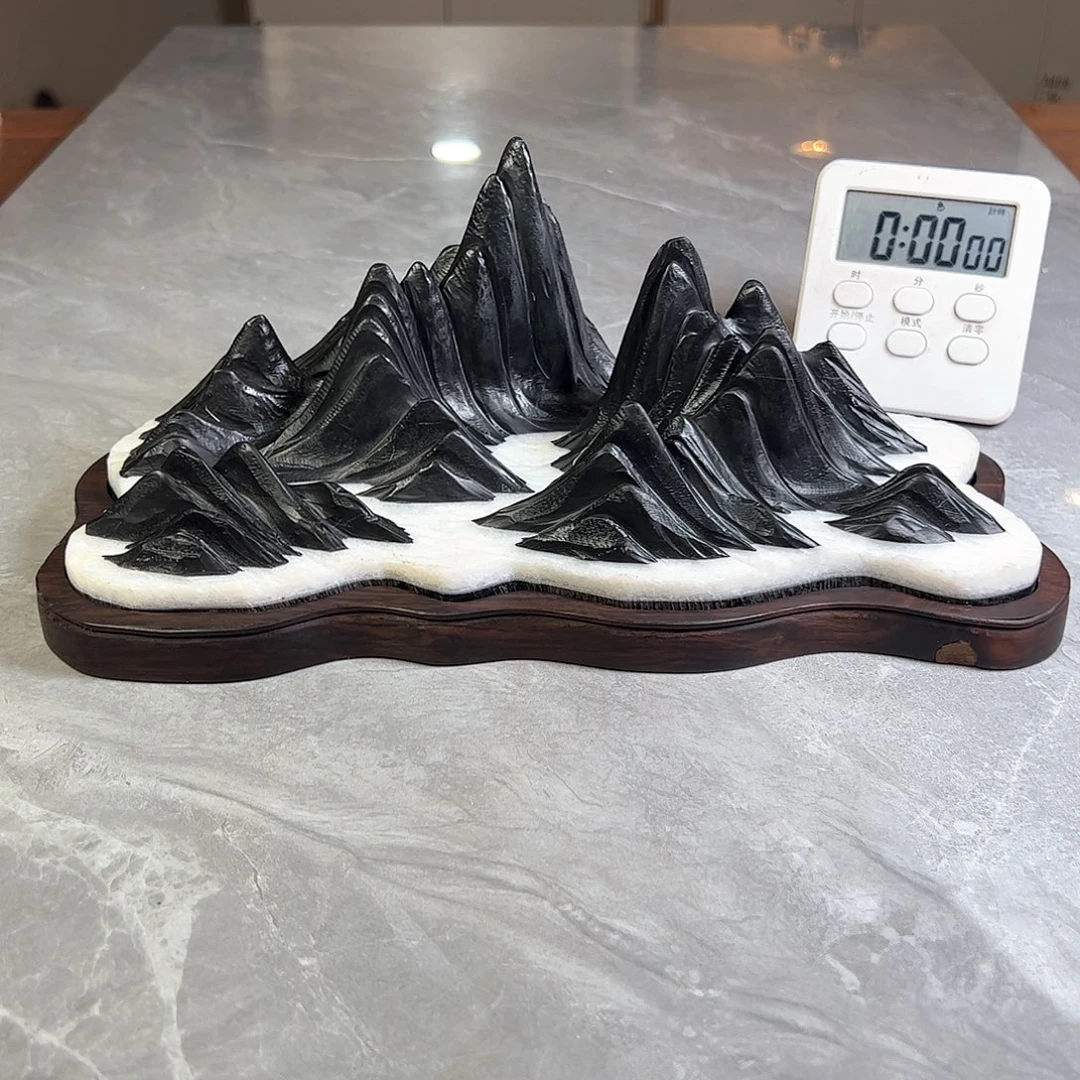 山***雩灵璧奇石博览会摆件