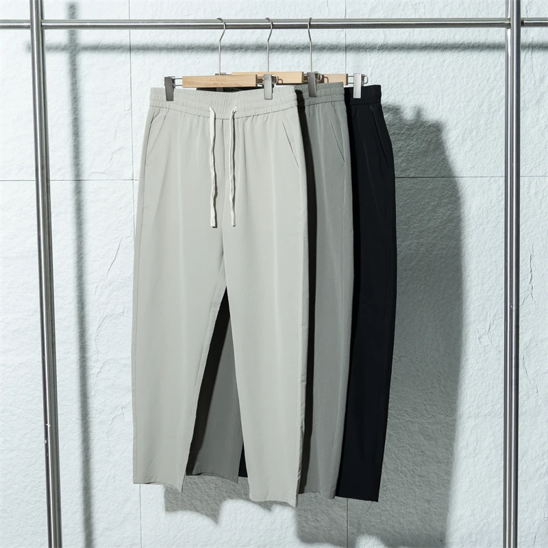 【退货补运费】春夏男士宽松直筒潮流纯色百搭休闲裤B269-23JDL307