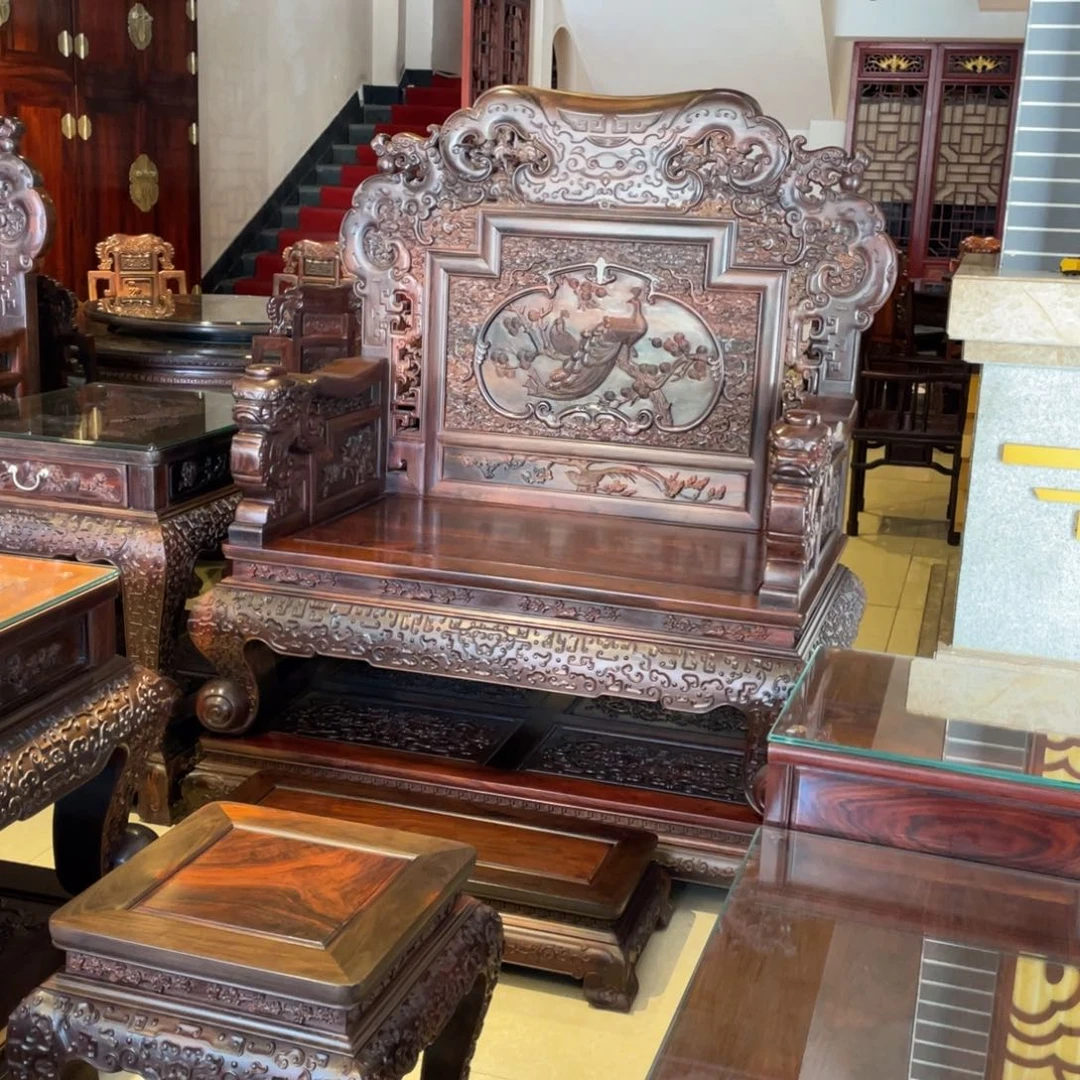 红酸枝木类成套家具