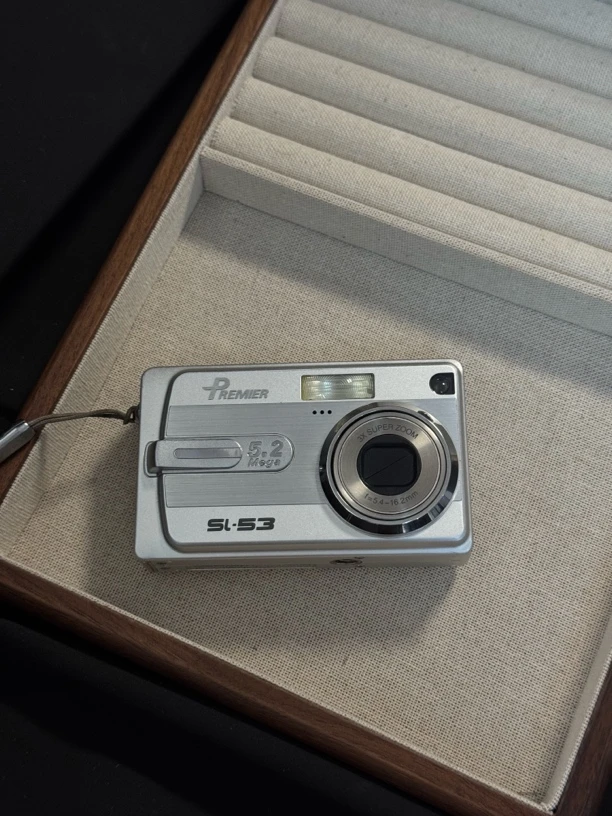 9新  拍得丽 sl53 银色 特价 500w像素复古ccd数码相机