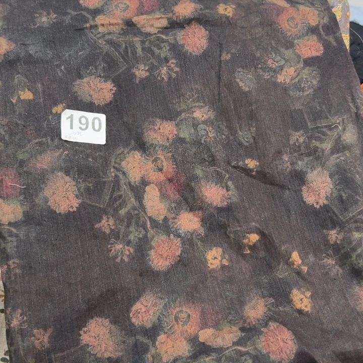 麻190香云亚麻墨色2米