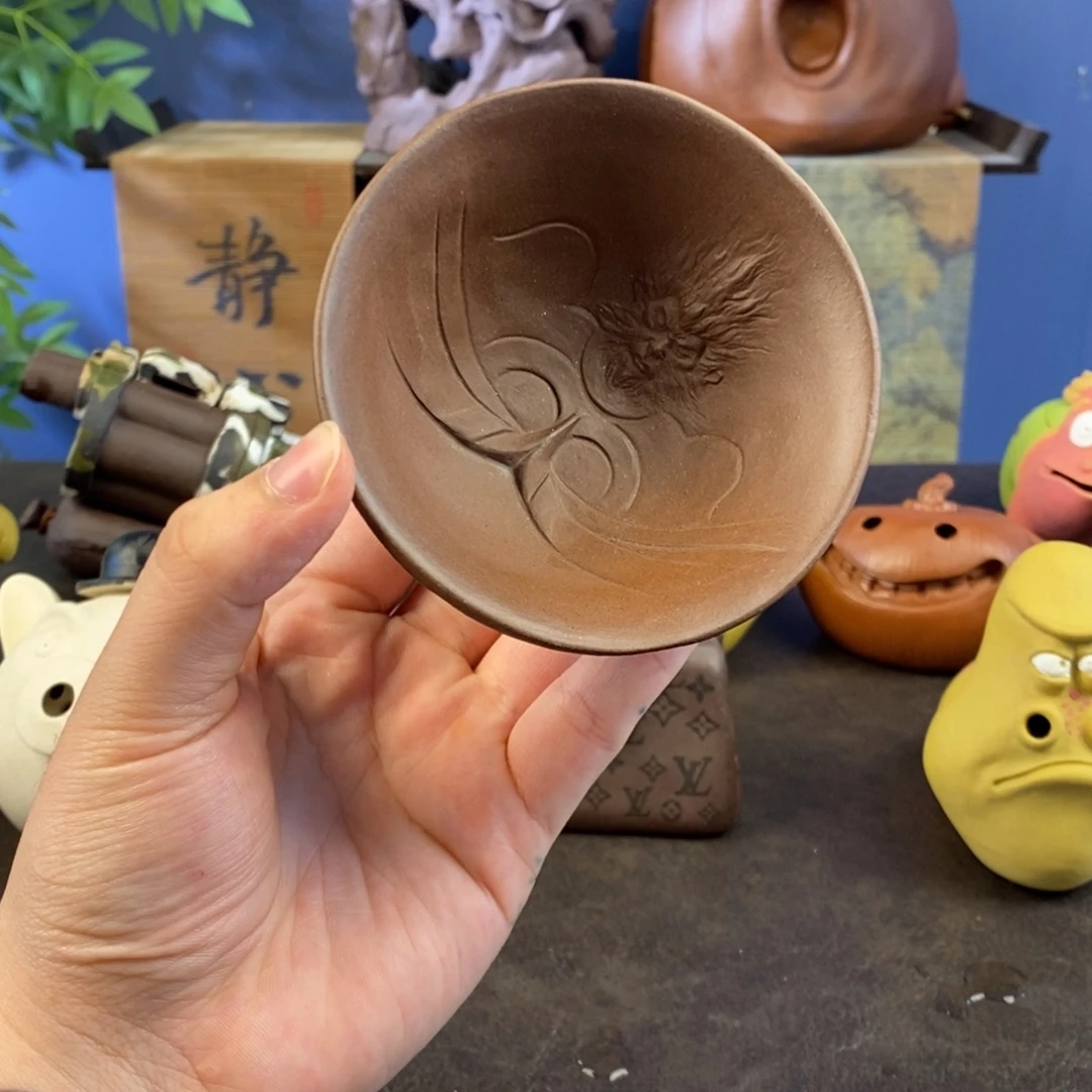 茶壶紫砂紫砂 猴杯