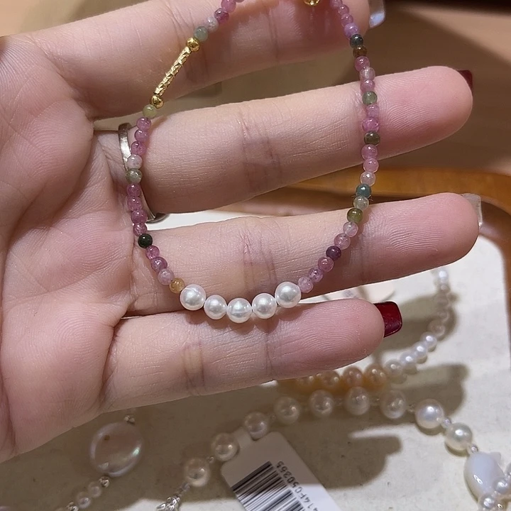 手绳合金淡水珍珠