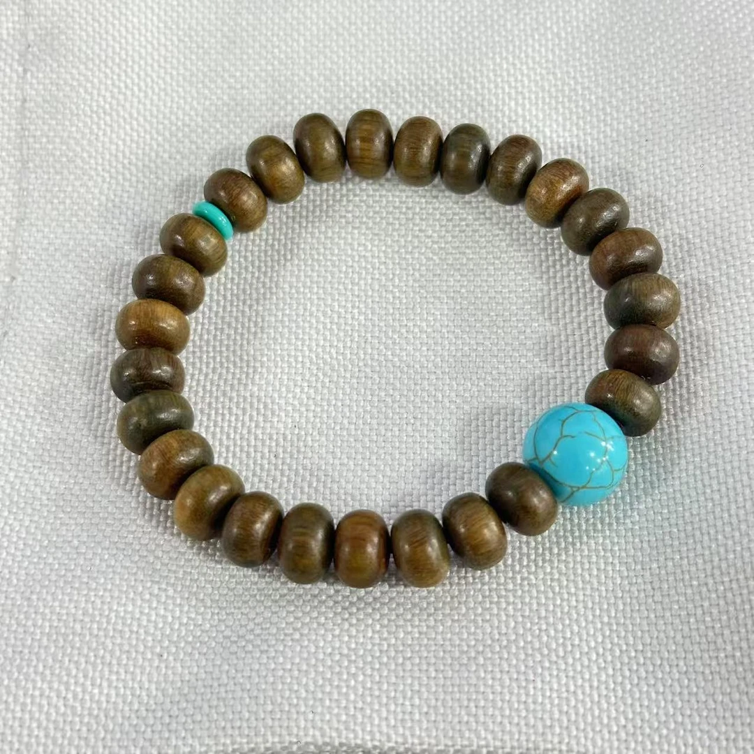 绿檀算盘珠卡9手串男女款维腊木 239（无礼盒）