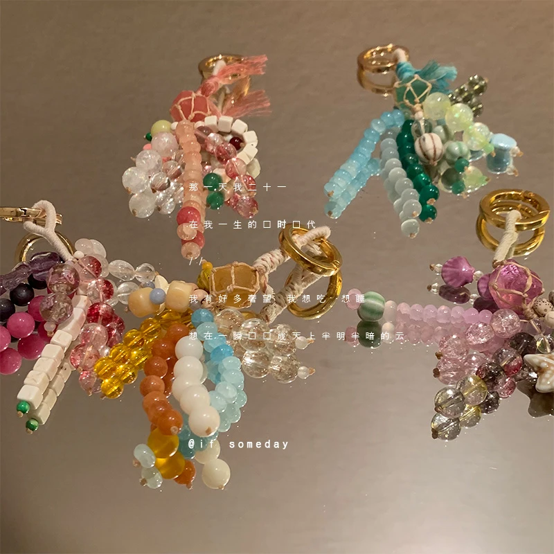 原创手工小众百搭设计感时尚个性包挂件手工民族风挂饰车挂