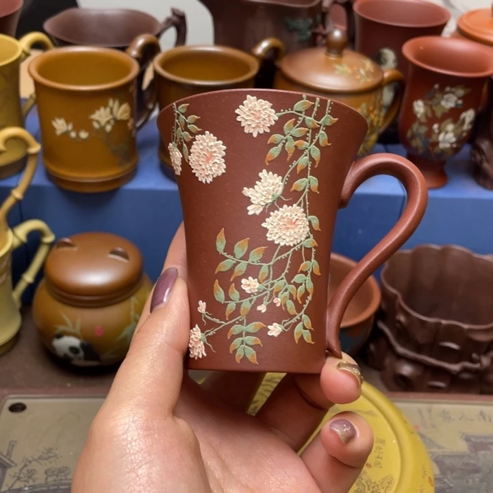 紫砂茶杯紫砂主人杯