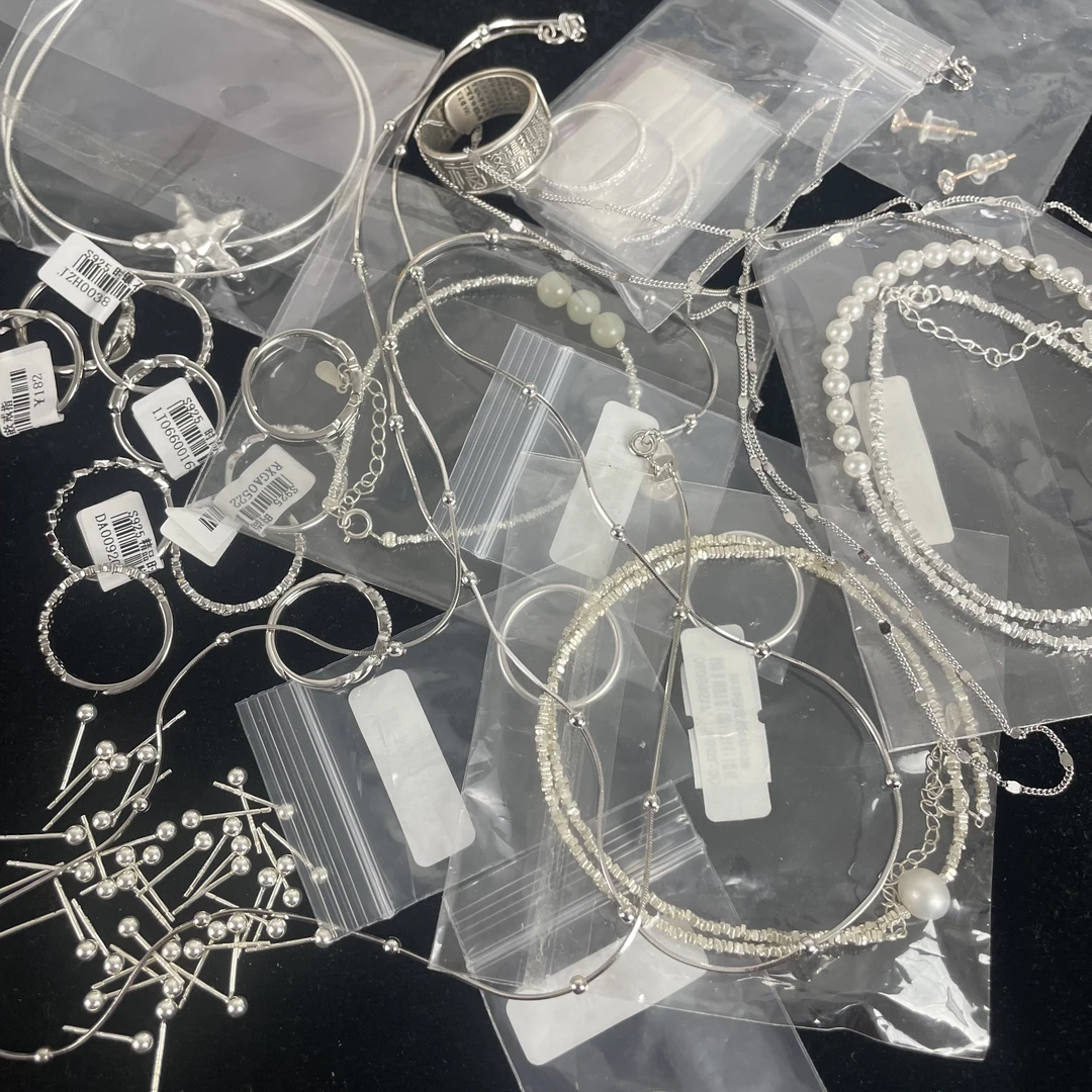 足银银制品 [一号链接直播用]FisHappy足银饰品S925百搭时尚简约