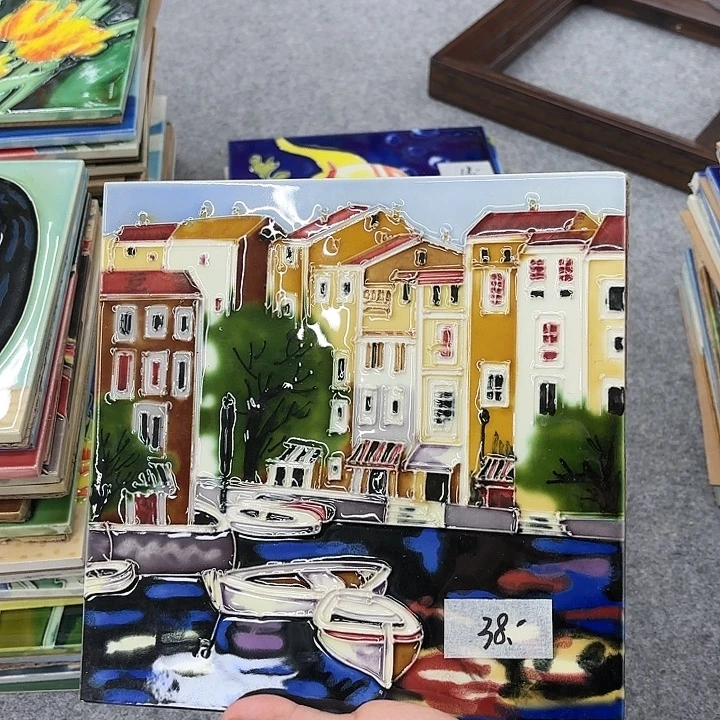 陶瓷板画20/20单瓷片微瑕