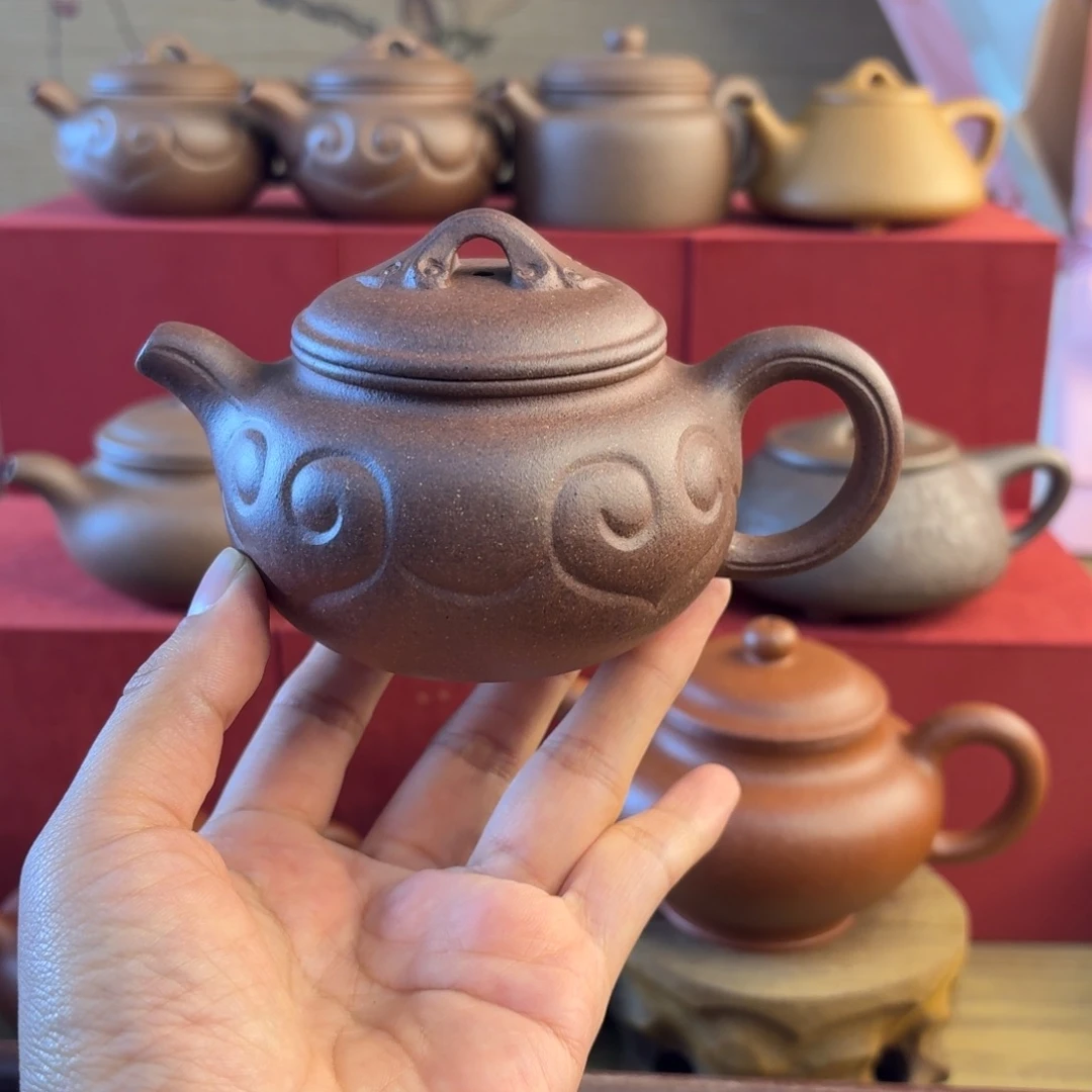 底槽青茶壶W***晨定制如意全手底槽清手工料