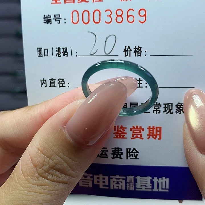 翡翠戒指未镶嵌    3869