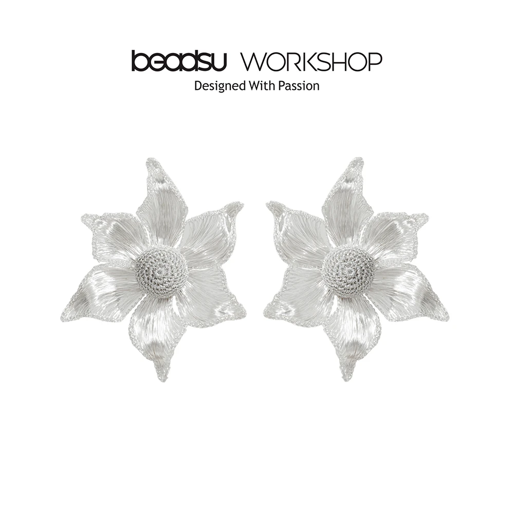 铜合金耳饰 beadsu workshop 植物誌 六出百合耳环 耳针款 WE3286