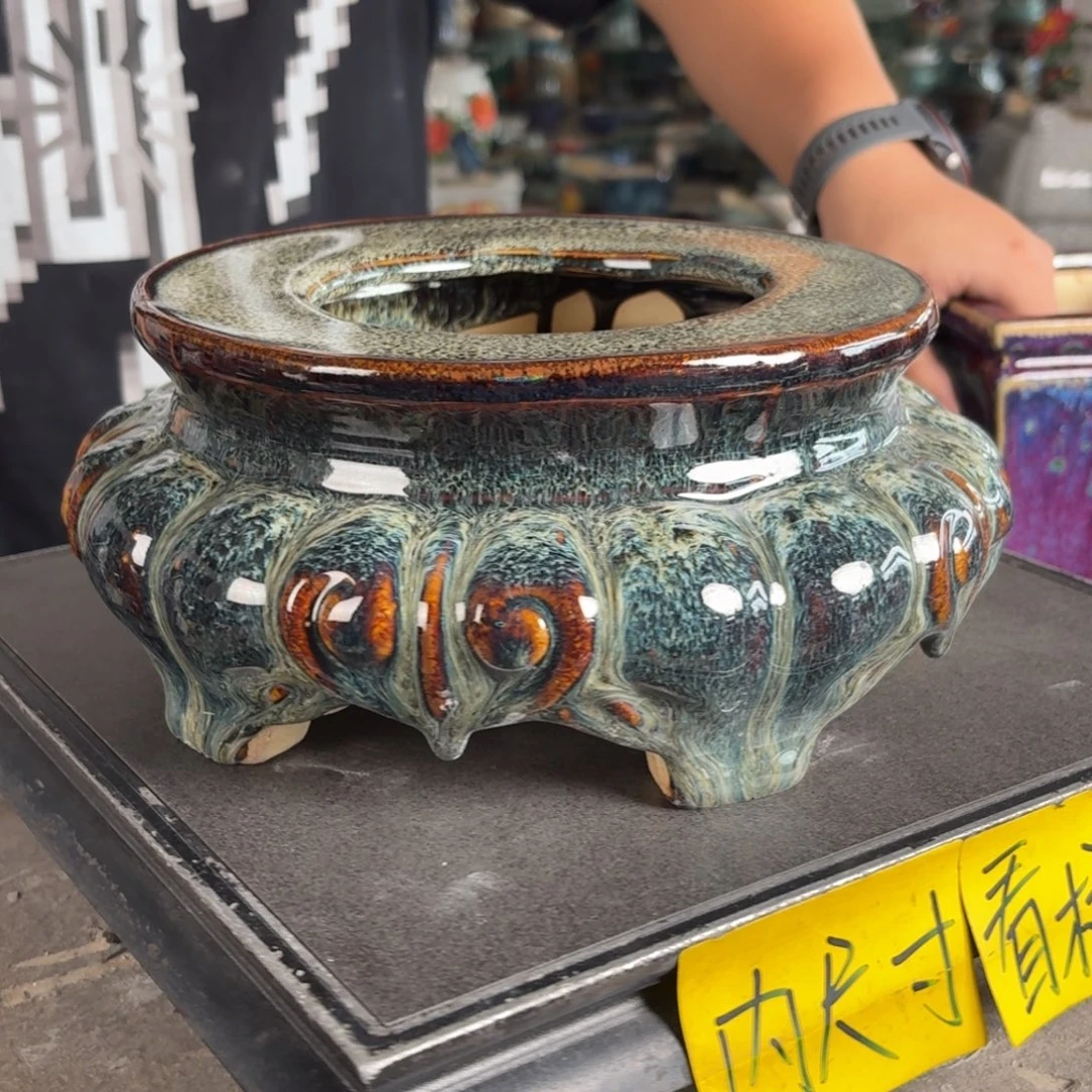 。一风堂石湾花盆 内21*10