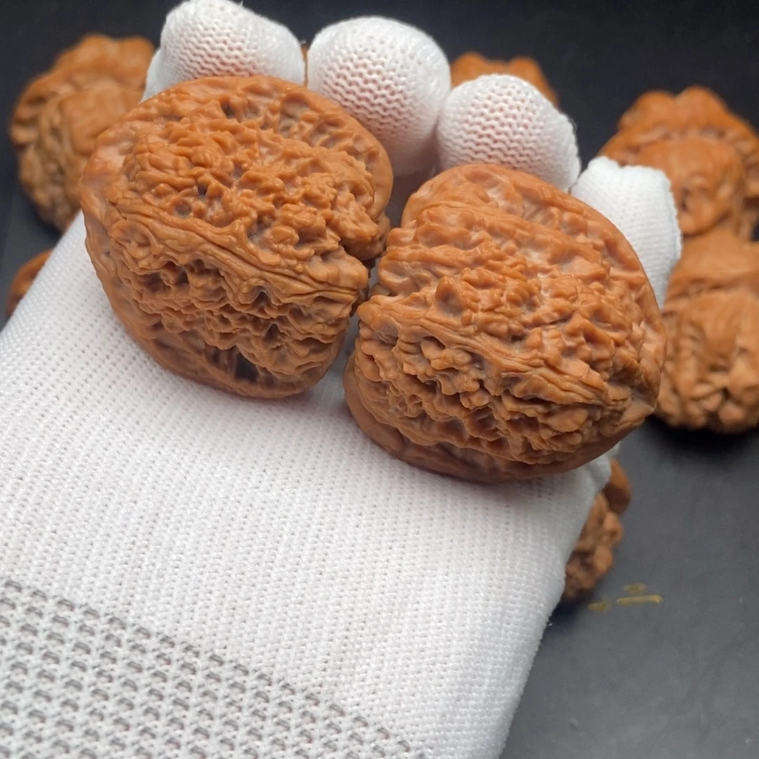 @***唐文玩核桃把件南疆石