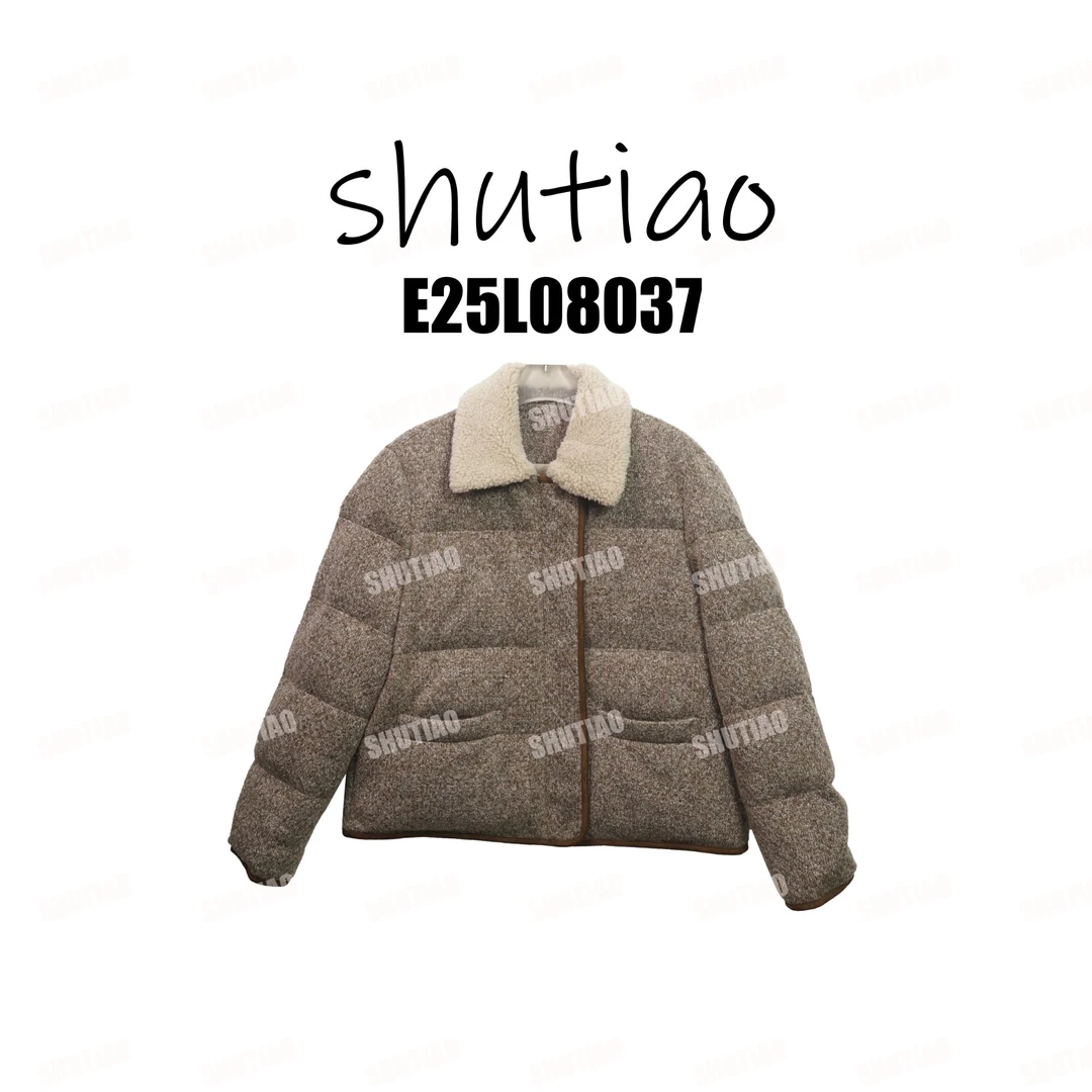 【SHUTIAO】2025冬季：新款小众设计款羽绒服E25L08037