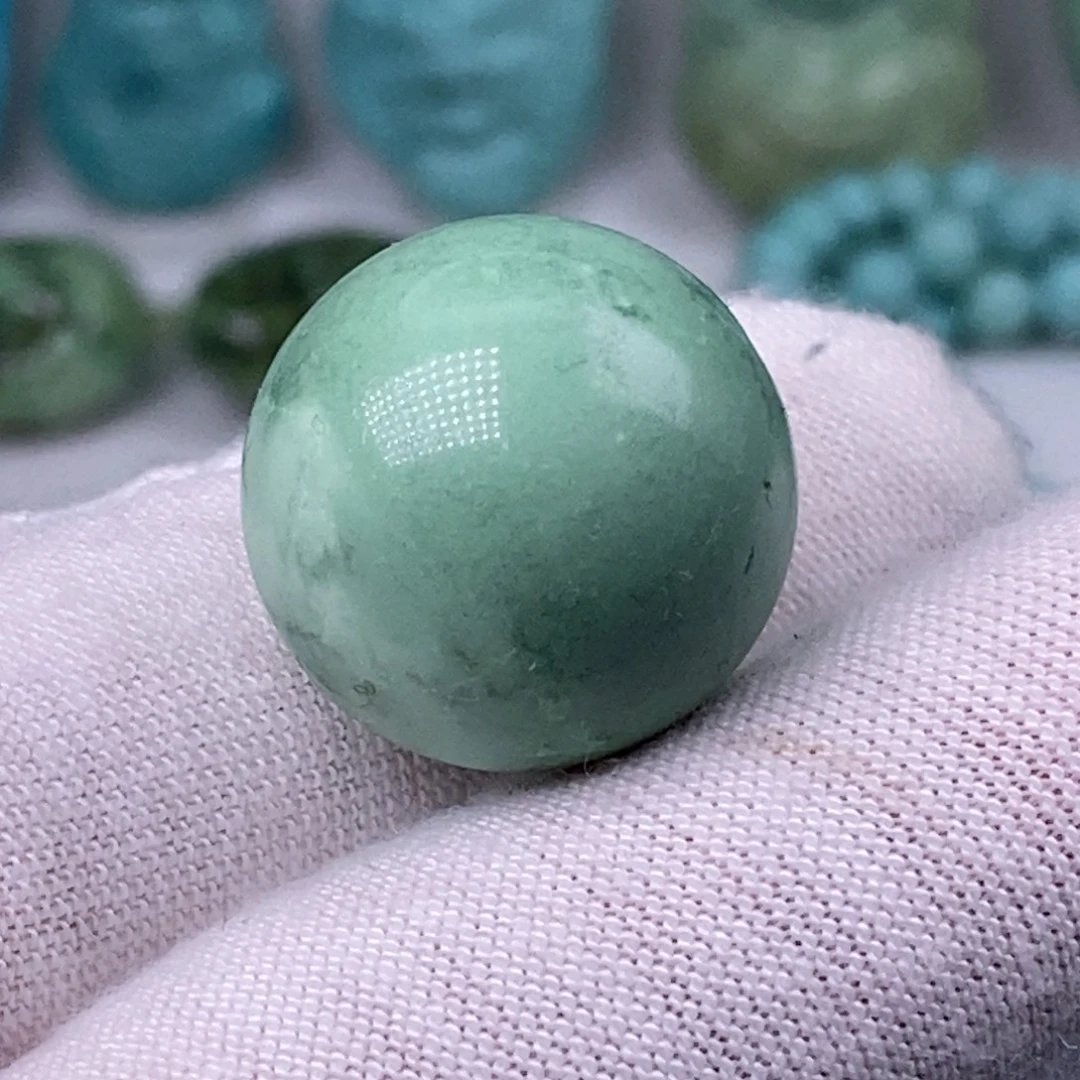 绿松石未镶嵌珠宝奇石18.5mm