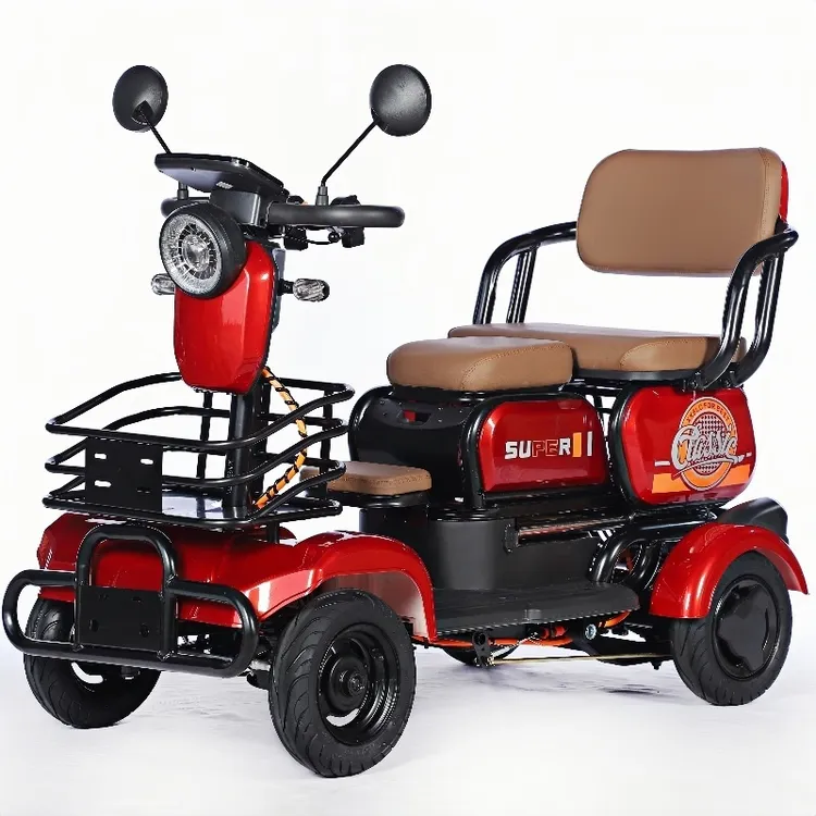 【雨棚款】2026款电动四轮车老年代步车品牌电池超大续航电动车