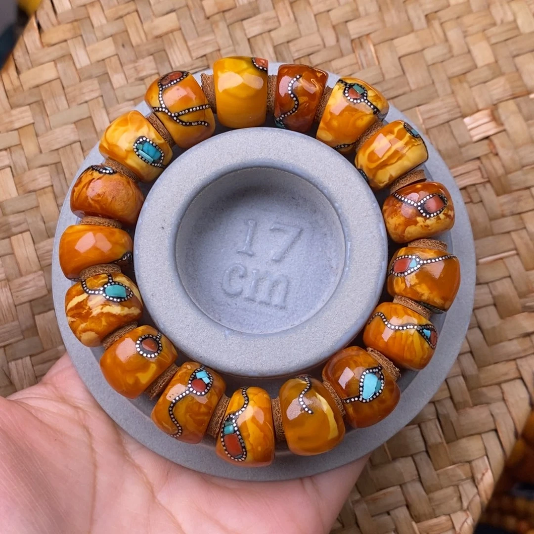 蜜蜡裸石未镶嵌蜜蜡