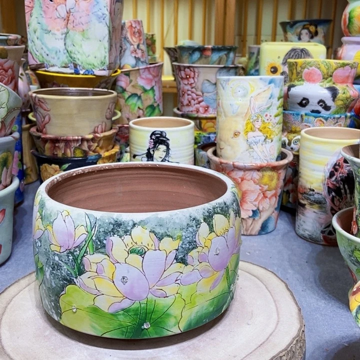 景德镇艺术手绘作品