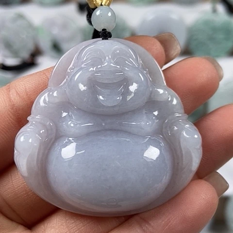 翡翠颈饰未镶嵌大佛福利