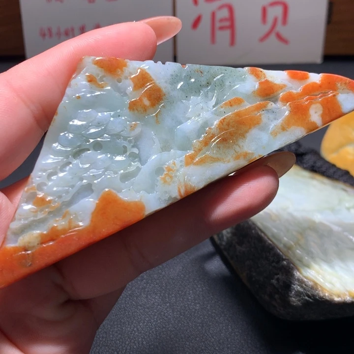 翡翠未镶嵌颈饰保真天然A货翡翠