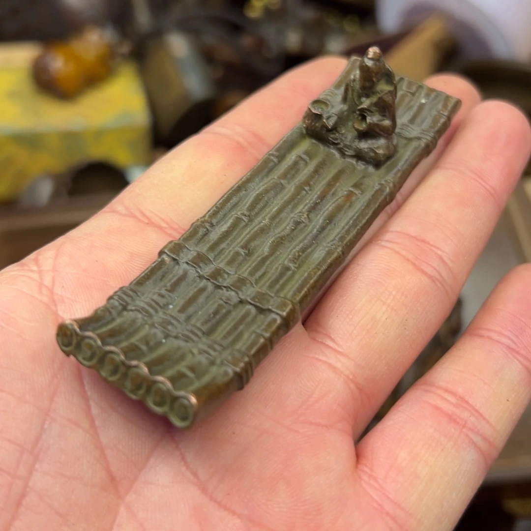 铜摆件欢迎欢迎你