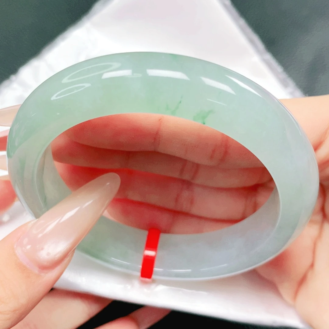 翡翠未镶嵌手镯58