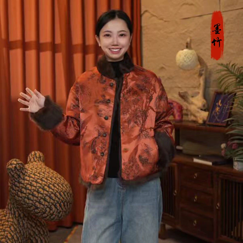 【70634】新中式秋装上衣国风女款2025新款爆款气质双面双穿