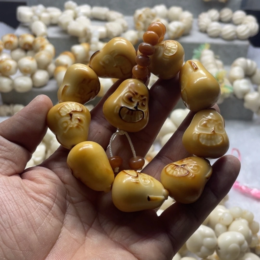 吊坠菩提根/象牙果全品象牙果鸭梨手串卡27