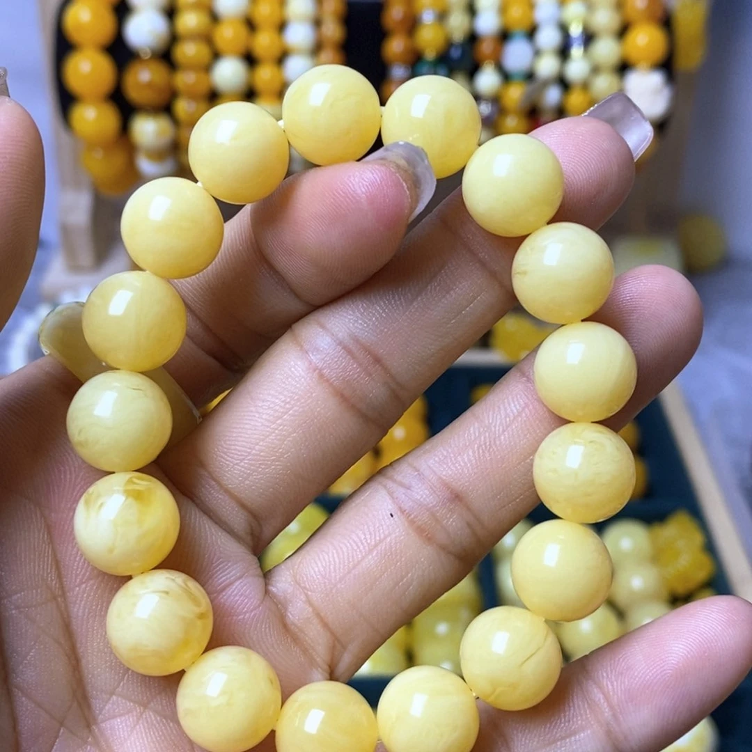 瑕疵款12俄白手串