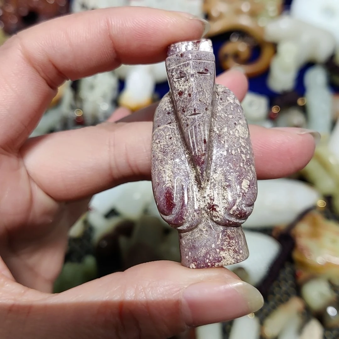 和田玉车挂未镶嵌