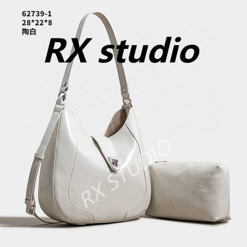 【母亲节礼物】SK-62739-1-陶白 轻奢单肩韩版通勤潮流女包