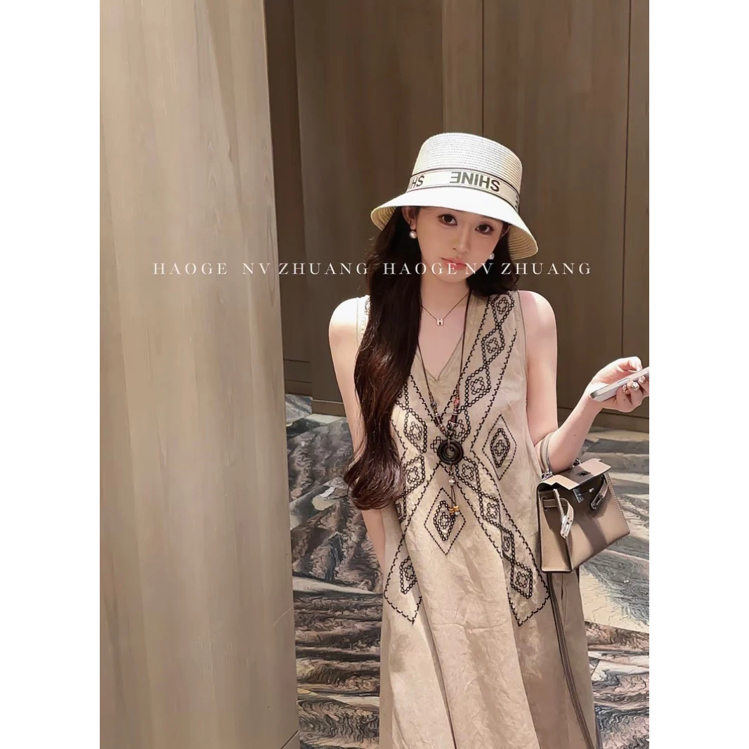 浩哥严选理想主义HGX5LYQ1852A连衣裙时尚百搭小个子打底连衣裙