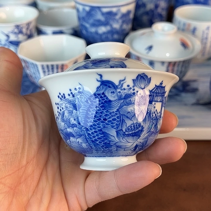 瓷片景德镇全手工手绘陶瓷