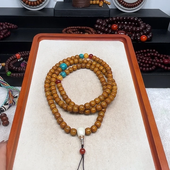 红***戒金刚菩提吊坠星月