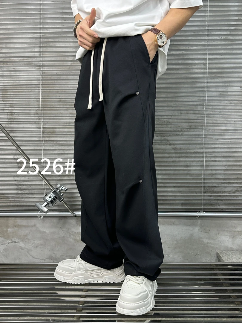 2025春季新款男士时尚休闲裤直筒裤卫裤2526