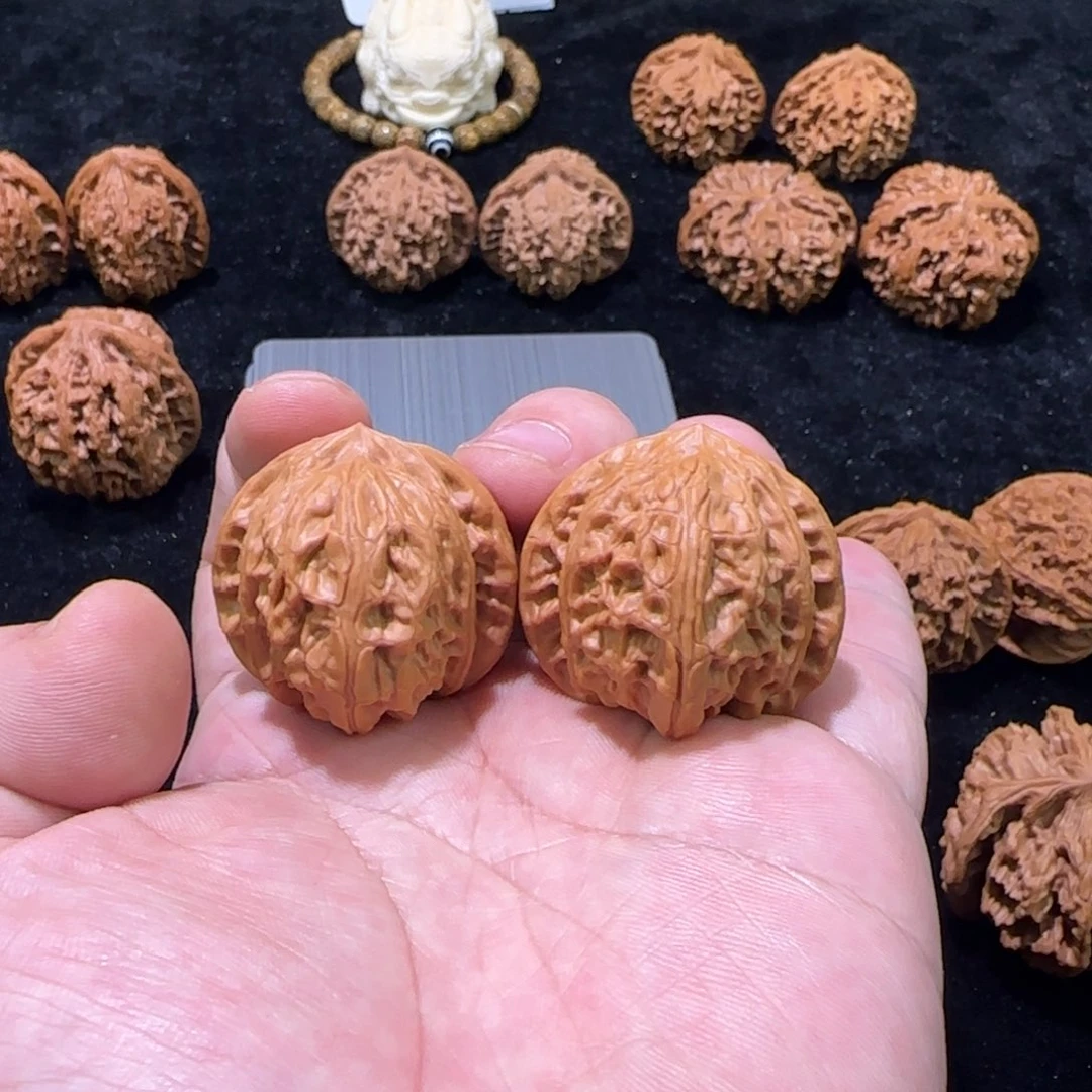 文玩核桃把件36战鼓