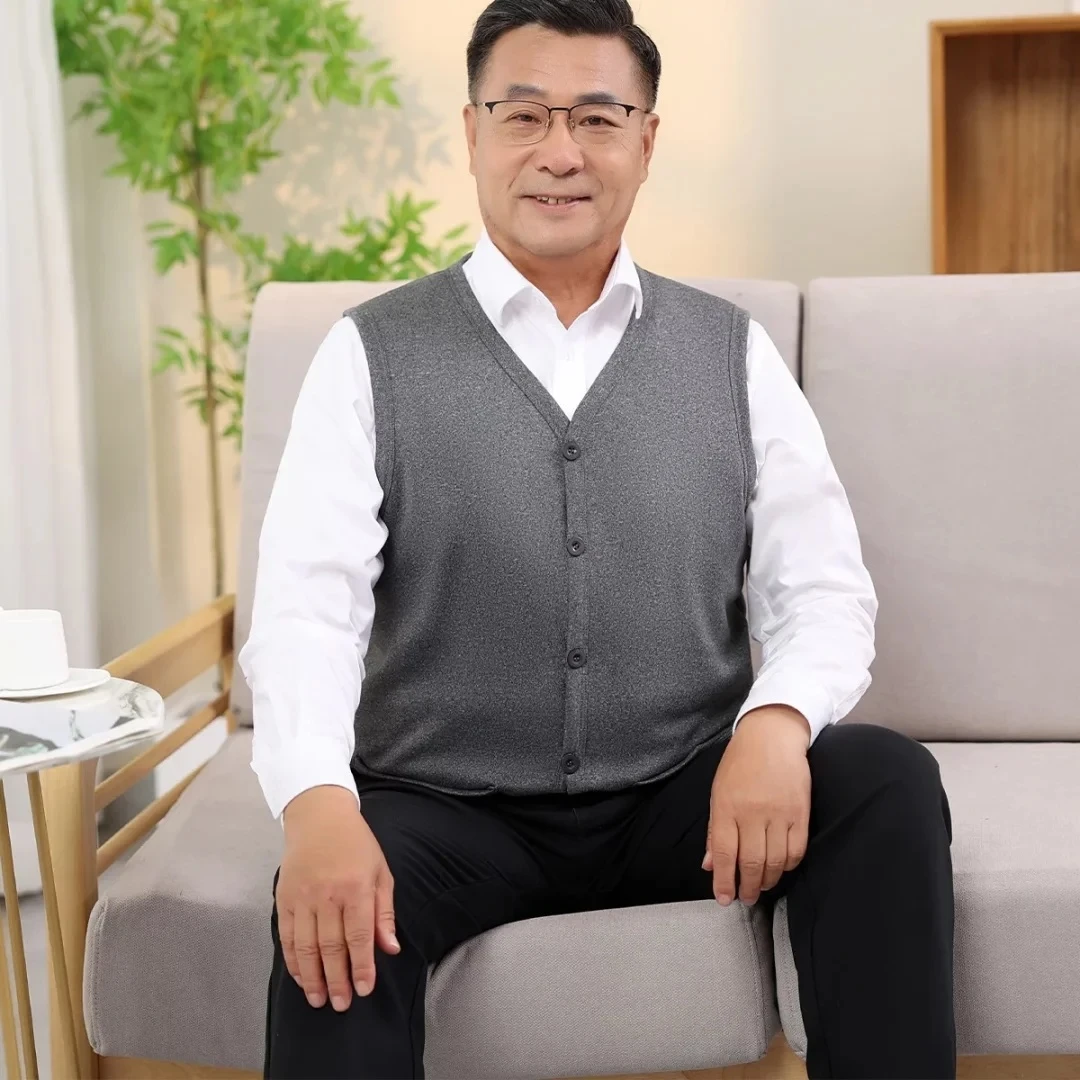 《大帅专属》秋冬男款马甲澳粒绒加绒加厚马甲背心保暖坎肩9812