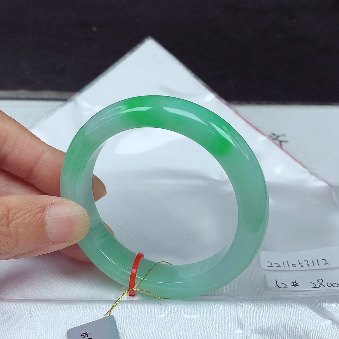 未镶嵌手镯翡翠52圈3112