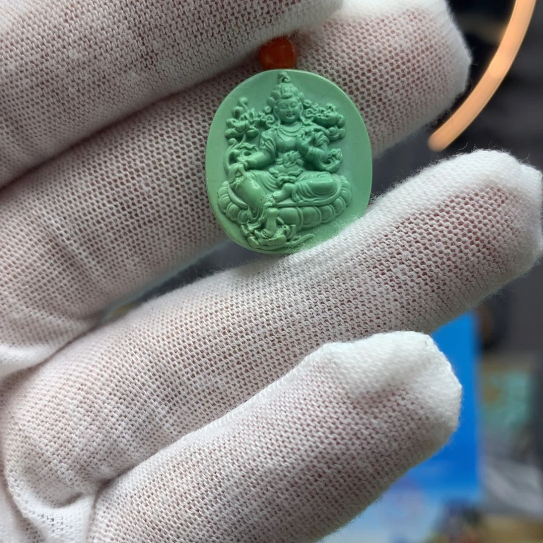 绿松石挂件未镶嵌