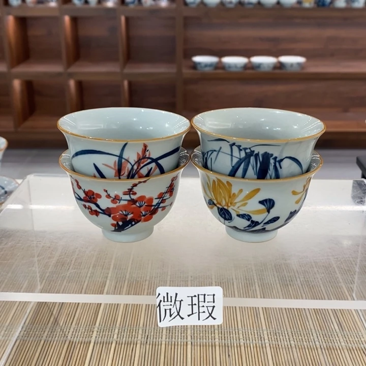 釉下老陶泥手工绘制