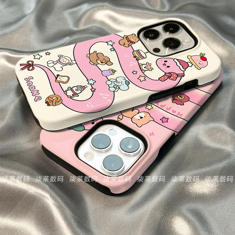 适用于苹果17promax手机壳iPhone16动物15华为oppo小米vivo荣耀14