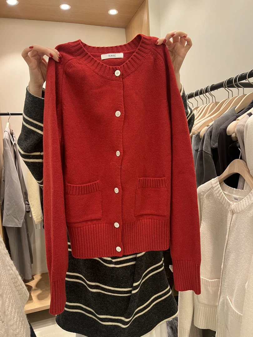 韩国东大门正品时尚毛衣开衫122432（NO退NO换）