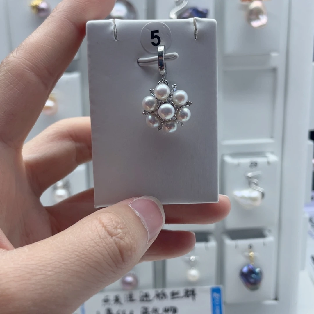 淡水珍珠颈饰合金