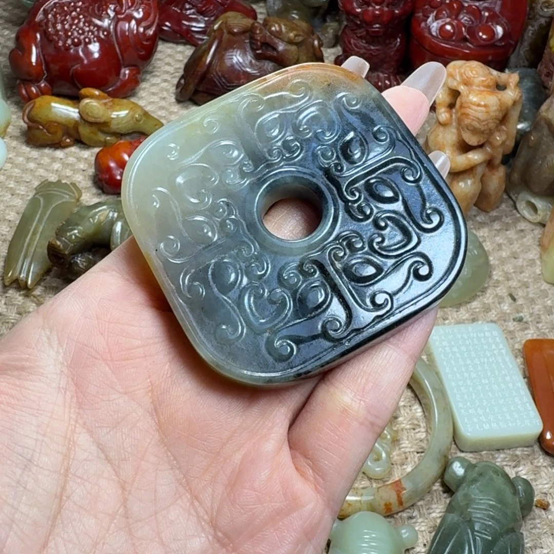 白玉菩提吊坠挂件