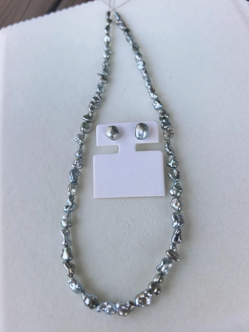 大溪地野生keshi3-6mm赠送耳钉(多样发其一)